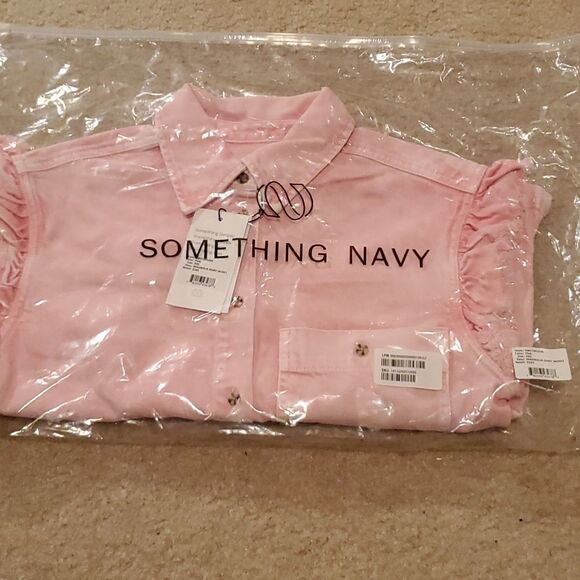 SOMETHING NAVY Magnolia Shirt Jacket - Picture 4 of 6